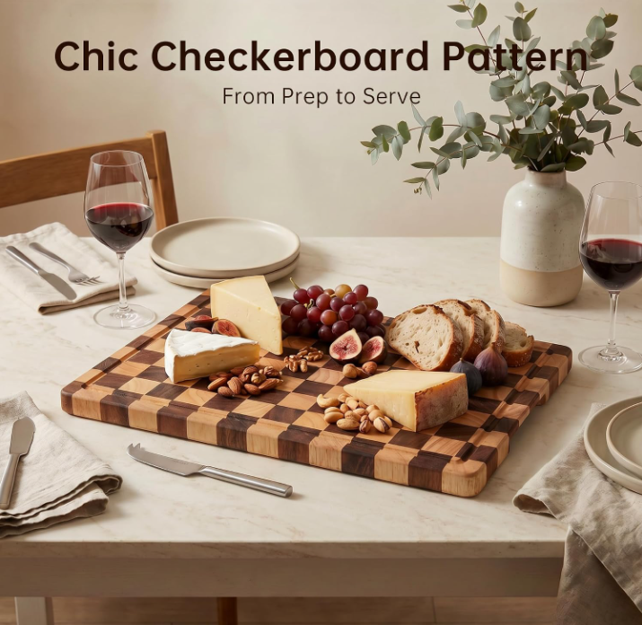 TTPSY large reversible end grain cutting board